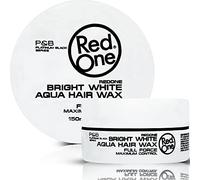 RedOne Cire Aquatique Coiffante Blanc 150 ml | Forte Tenue l Gel Pour Les Cheveux | Ultra-tenue | Pour Hommes et Femmes | Parfum Pêche| Contrôle Maximum