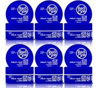 Redone Cire Aquatique Coiffante Bleu 150 ml | Forte Tenue | Gel Pour Les Cheveux | Ultra-tenue | Pour Hommes Et Femmes | Parfum Bubblegum | Contrôle Maximum | Lot De 6