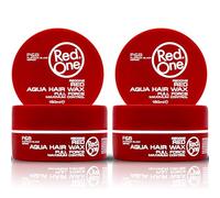 Redone Cire Aquatique Coiffante Rouge 150 ml | Forte Tenue l Gel Pour Les Cheveux | Ultra-tenue | Pour Hommes et Femmes | Parfum Fraise | Contrôle Maximum | Lot de 2