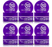 RedOne Cire coiffante Violetta 6 x 150 ml | Forte tenue | Cire gel capillaire | Ultra Hold | Parfum lavande | Cire capillaire pour homme et femme | Contrôle maximal