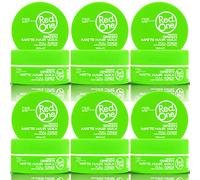 RedOne Cire Mat Coiffante Verte 150 ml | Effet Mat | Sans Brillant | Cire | Tenue Ultra-Forte | Cire Coiffante pour Hommes et Femmes | Parfum de Noix de Coco | Contrôle Maximum | Lot de 6