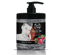 Redone Gel à raser 1000 ml | Gel à raser transparent pour homme | Sans mousse | Idéal pour les contours (fruits de la forêt)