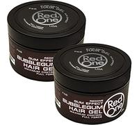 RedOne Gel coiffant effet chewing-gum pour cheveux 450 ml | Look lustré | Ultra-tenue | Gel pour les cheveux pour hommes et femmes | Parfum Chewing-gum | Contrôle Maximum | Lot de 2