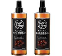 Redone Lot de 2 sprays après-rasage Natural Barber Cologne - Volcanique 2 x 400 ml - Parfum longue durée - Produit de soin de qualité supérieure