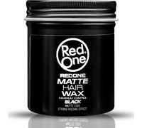 Red One Matte Hair Wax Black 100ml