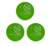 RedOne Pâte Capillaire Vert Mat Full Force, Pack De 3 150 Ml
