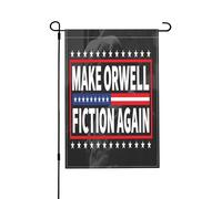 Redonner À Orwell Toute Sa Dimension Fictionnelle Drapeaux Double Face Drapeaux De Jardin Suspendre Drapeau De Cour Pour Plage Toutes Les Saisons Dortoirs 30X45cm
