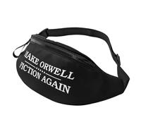 Redonner À Orwell Toute Sa Dimension Fictionnelle Sac Banane Unisexe Sac À Bandoulière Réglable Fanny Pack pour Homme Travail Vélo À Dos 14X35Cm