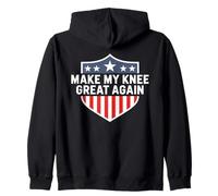 Redonnez à Mon Genou sa Forme Patriotique Sweat à Capuche