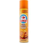 Redonnez éclat et protection à vos meubles en un seul geste avec CARREFOUR EXPERT Dépoussiérant Bois à la cire d'abeille naturelle, format 300ml - Lot de 4