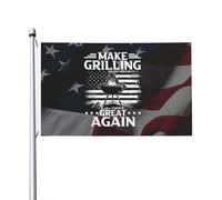 Redonnons Ses Lettres De Noblesse Au Barbecue Décoration Bannière 90X150Cm Avec Œillets Résistant Bannières Drapeau Pour Fêtes Dortoirs Chambres