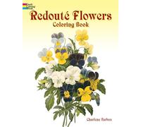 Redoute Flowers Coloring Book