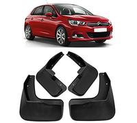 REDOVO 4 PièCes Bavettes Garde-Boue Anti-éclaboussures pour Citroën C4 C4L 2013-2017 Résistant à l'usure Étanche Contre Protection Sédiments Accessories