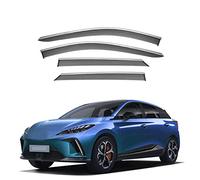 REDOVO 4 pièces Déflecteurs latéraux pour MG MG4 MK1-EH32 2022-2023 Vitre Latérale PareSoleil Pare-Pluie Déflecteur Auto Accessoire