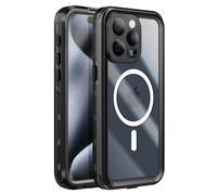 Redpepper Coque Intégrale pour iPhone 15 Pro Étanche Compatible