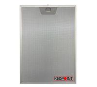 REDPOINT® Filtre en aluminium pour hottes 252 x 363,5 x 8 mm. Adaptable : FABER 1330017056/133.0017.056.
