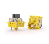 Redragon A113 Bullet-S (24 commutateurs mécaniques linéaires souples) - Montage sur plaque à 3 broches - Équivalent Cherry MX Silver - Échangeable à chaud - 50 millions de clics | (24 commutateurs + capuchon + extracteur d'interrupteur)