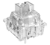 Redragon A113 HP2 Lot de 38 commutateurs de clavier mécaniques Panda Crystal - Commutateurs tactiles lubrifiés transparents pour clavier, 3 broches 60 gf RVB MX compatibles avec extracteur