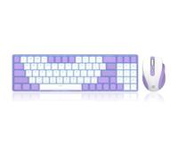 Redragon BS8773 Clavier Souris sans Fil 78 Mecanique Red Bleu 2400DPI