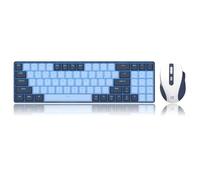 Redragon BS8773 Clavier Souris sans Fil 78 Mecanique Red Bleu 2400DPI