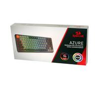 Redragon Clavier Gamer Azure K652 Gris Triple Connectivité RGB 75 %
