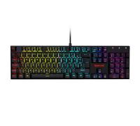 Redragon Clavier Mécanique 105 Touches K565-RGB Rétroéclairage RGB Allemand Base Aluminium Switch Rouge - Noir