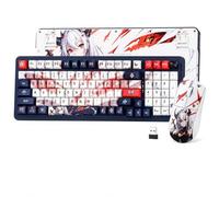 Redragon Eisa Anime Clavier et Souris Combo, K686 PRO SE 98 touches sans fil Joint d'étanchéité Clavier mécanique de jeu et M916AK PRO 42G Ultra-léger 26K DPI Souris de jeu 3 modes BT/2,4 GHz/USB-C
