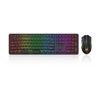 Redragon Ensemble clavier et souris de jeu Wilreess S163 à 3 modes, 108 touches K689 PRO RVB et souris de jeu M693 8000 DPI