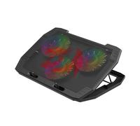 Redragon (GCP511) INGRID Support ventilé pour PC Portable Ordinateur jusqu'à 17"" - Retroéclairage RGB - 3 ventilateurs