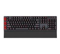 Redragon K505 Clavier Membrane Filaire AZERTY Rétroéclairage Arc en Ciel | 26 Touches Anti Ghosting 5 Touches Macro Intégrées Raccourcis Multimédia Dédiés Design Ergonomique Durable