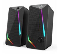 Redragon GS510 Enceintes PC 2.0 RGB tactiles - Stéréo USB, jack 3,5 mm, compact