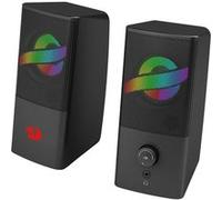 Redragon GS530 RGB Haut-parleurs PC stéréo 2.0 2x3W Alimentation USB et audio par câble 3,5 mm et rétroéclairage RGB - Neuf