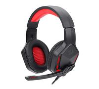 Redragon H220 THEMIS Casque de jeu filaire, Casques supra-auriculaires à suppression de bruit avec micro, Contrôle du volume, Voyant rouge, Compatible avec PC, PS4 / 3, Xbox One et Nintendo Switch