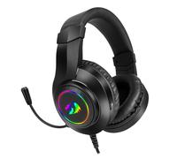 REDRAGON H260 HYLAS RGB Casque Avec fil Arceau Jouer USB Type-A Noir