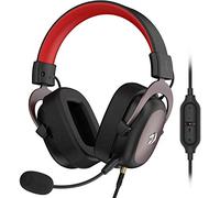 Redragon H510 Zeus Casque de Jeu Filaire - Son Surround 7.1 - Coussinets d'oreille en Mousse à mémoire - Pilotes 53 MM - Microphone détachable - Casque multiplateforme (Noir)