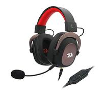 Redragon H510 Zeus Casque de Jeu Filaire - Son Surround 7.1 - Coussinets d'oreille en Mousse à mémoire - Pilotes 53 MM - Microphone détachable - Casque multiplateforme (Noir)