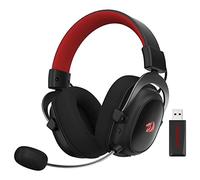 Redragon H510 Zeus-X Casque de jeu sans fil RVB - Son surround 7.1 - Pilotes audio 53 mm dans des coussinets en mousse à mémoire de forme avec housse en tissu durable - Alimenté par USB pour PC/PS4/NS