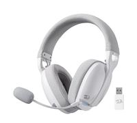 Redragon H878 Casque de jeu Audio, 2,4 GHz/BT/Avec fil, blanc et gris