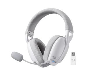 Redragon H878 Casque Gamer Tri Mode 24G BT Filaire Blanc Gris