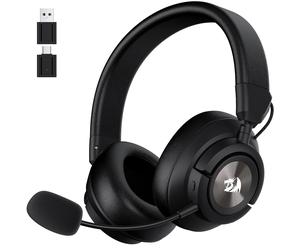 Redragon H889 Wireless Gaming Headset, 4-in-1 (2.4G/BT/USB/3.5mm), 51H Battery &