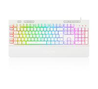 REDRAGON K512 Shiva White, RED-K512W-RGB, Multicolor RGB Backlight, Membrane Key