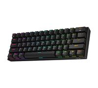 Redragon K530 Clavier 60% sans Fil BT 61 Touches Marron Noir US