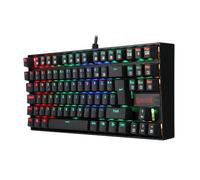 Redragon K552-RGB-DE Clavier de Jeu Mécanique 87 Clavier Clavier compact rétro-éclairé par Ordinateur RGB Clavier KUMARA Illuminé Bleu Commute le jeu sur PC (Disposition Allemand QWERTZ)