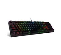 Redragon K582 SURARA RVB LED clavier de jeu mécanique rétroéclairé avec 104 touches-interrupteurs linéaires et silencieux-rouge