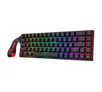 Redragon K631 HE Clavier de jeu RVB à déclenchement rapide, clavier mécanique filaire 68 touches avec activation hyper-rapide, interrupteur magnétique à effet Hall 8K, point d'actionnement réglable