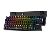 Redragon K660RGB-PRO Clavier de Jeu RVB sans Fil 80%, 87 Touches BT/2,4 GHz, mécanique trimode en Aluminium avec Touches Fonction Mac, Prises remplaçables à Chaud, US Layout