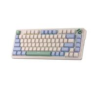 Redragon K673 Pro Clavier de Jeu sans Fil Gasket RGB 75% 3 Modes 81 Touches Clavier mécanique Compact avec Socle remplaçable Chaud Bouton Rotatif spécial et Coussinets amortissants du Bruit US Layout