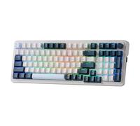 Redragon K686 PRO Clavier de jeu Gasket RGB 98 touches, clavier mécanique 3 modes avec socle remplaçable à chaud, contrôle spécial par bouton rotatif et coussinets amortissants du bruit, interrupteurs