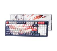 Redragon K686 PRO SE 98 touches Gasket RGB Clavier de jeu mécanique 3 modes avec socle échangeable à chaud, contrôle spécial par bouton rotatif et coussinets amortissants du bruit, interrupteur