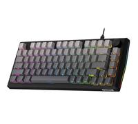 Redragon K687 HE Clavier de jeu à joint filaire, clavier mécanique à déclenchement rapide 81 touches avec interrupteur magnétique à effet Hall dédié, panneau en aluminium CNC, bouton de contrôle